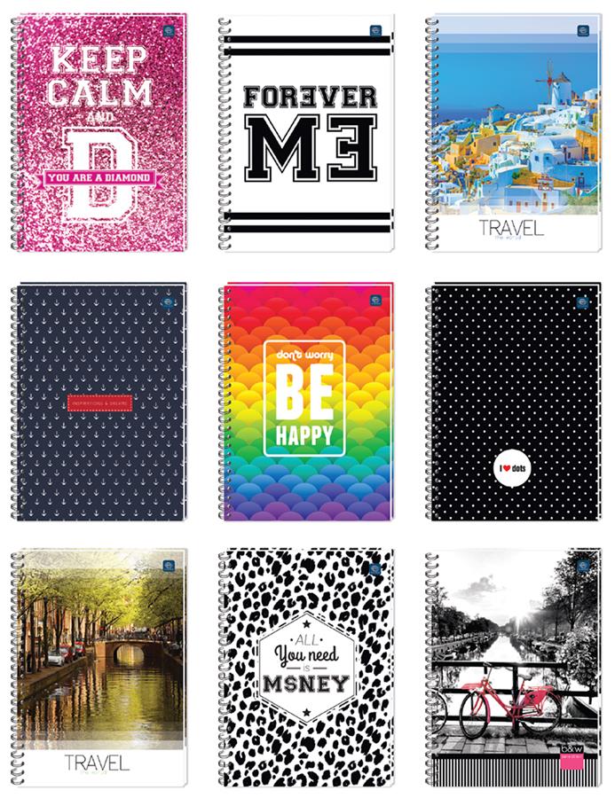 ND39_178717 KOLOZESZYT A4/100K KRAT INT MIX WZOR