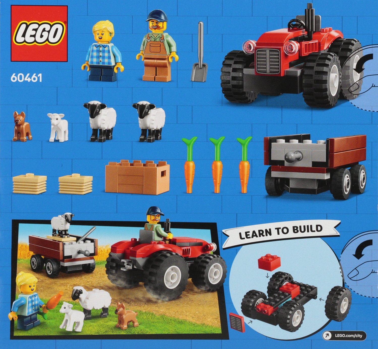 ND39_560912 KLOCKI KONSTR LEGO 60461 CITY TRAKTOR