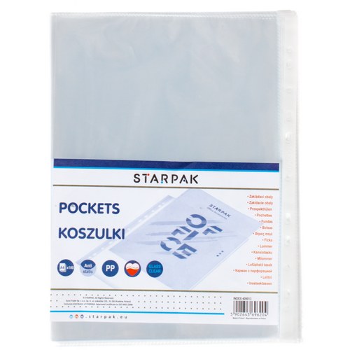 ND39_409013 I KOSZULKA A4 PP KRYST STARPAK 100SZT