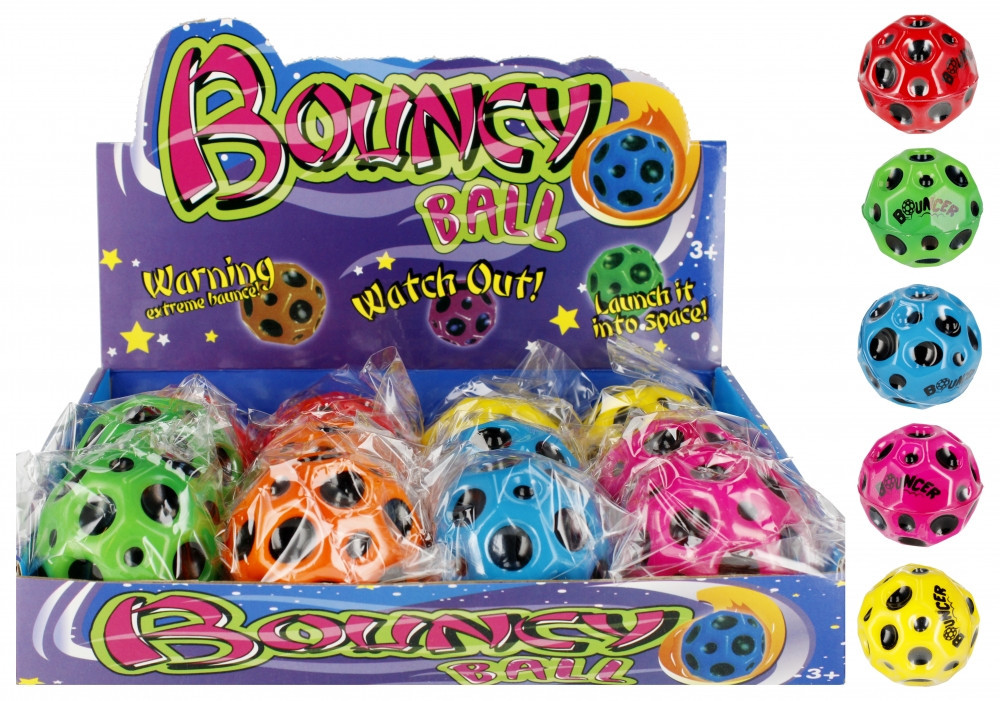 gomma super rimbalzante pallina 6cm mix6 mc polver
