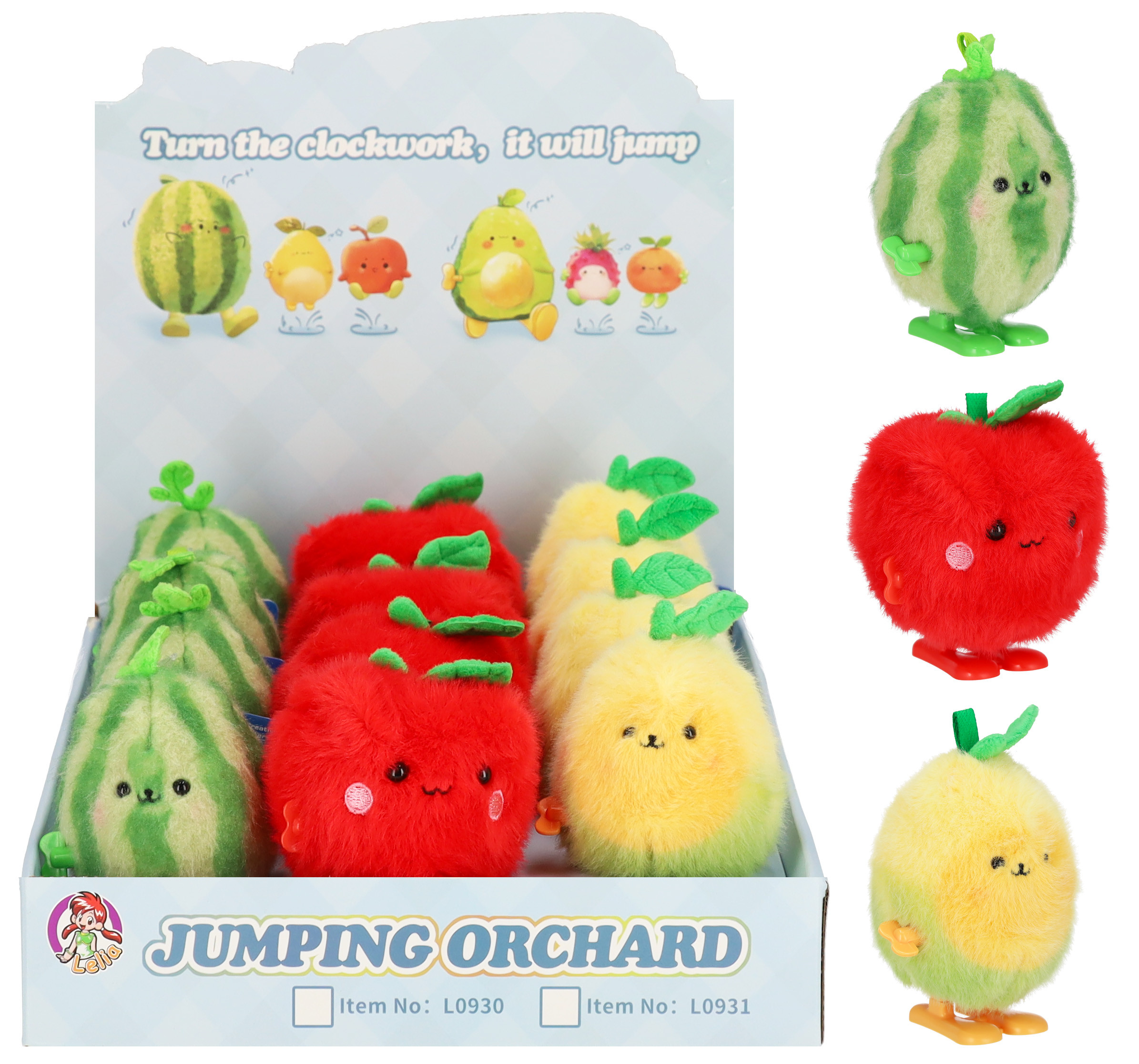 peluche a forma di frutta 9 cm mix3 mc on Esposito