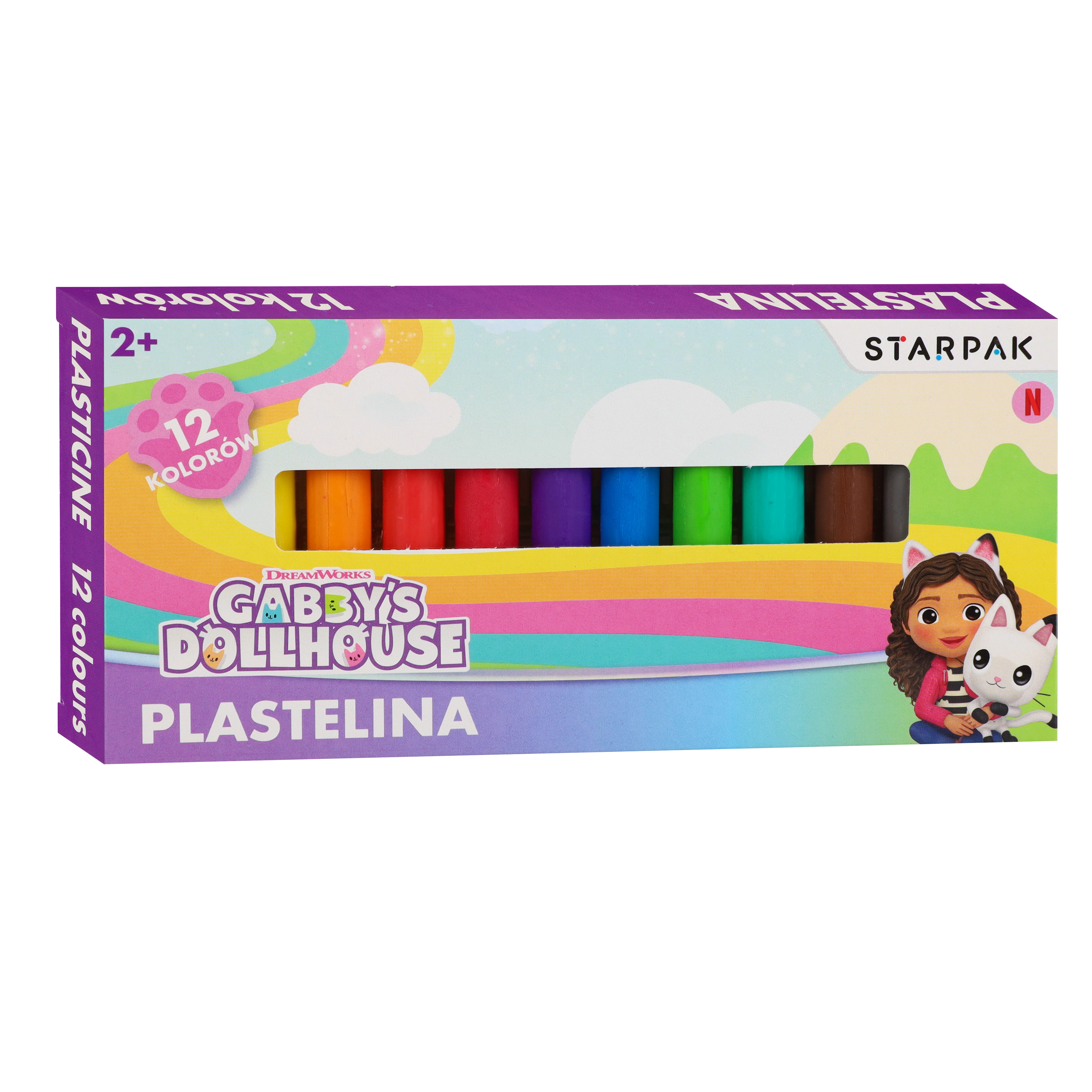plastilina 12 colori casa delle bambole di Gabby s