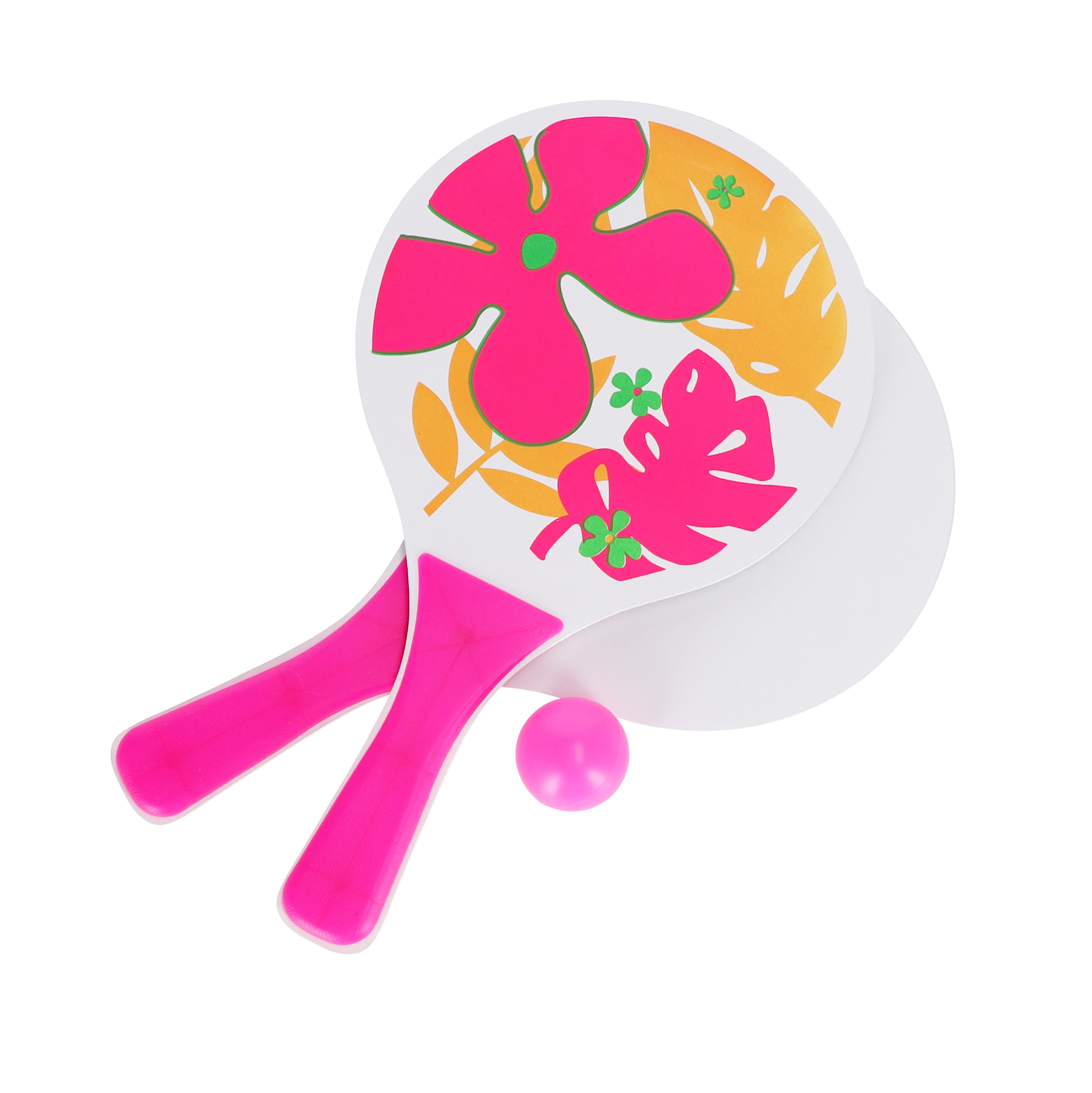 Racchette da spiaggia in legno + accessori 19x34x4