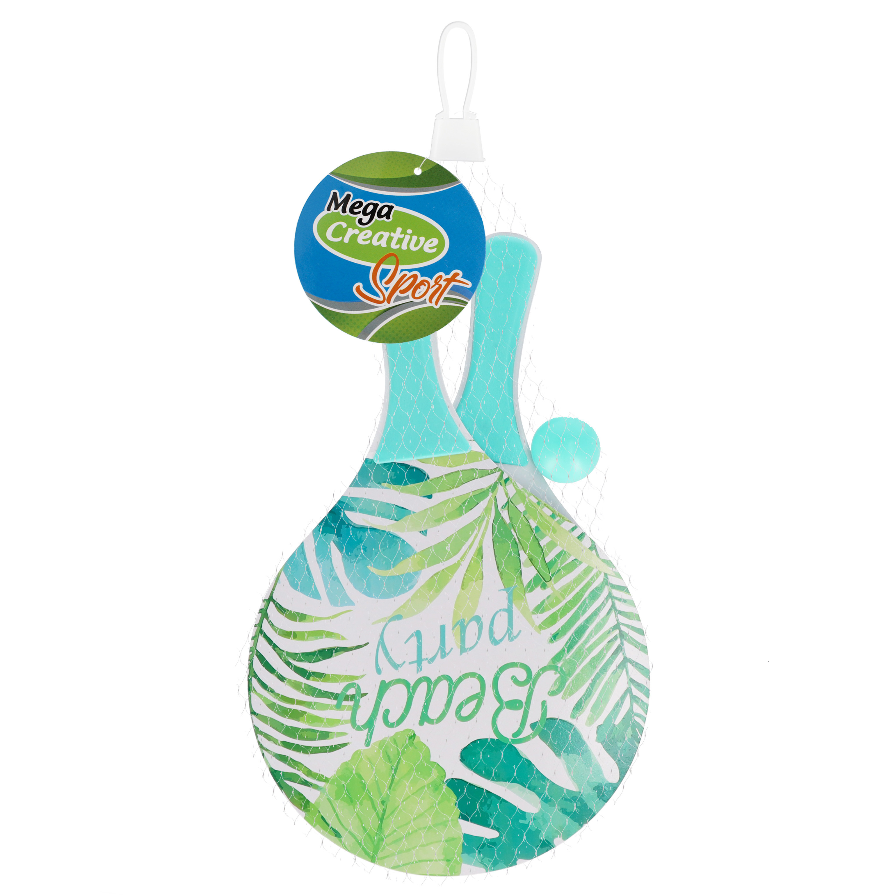 Racchette da spiaggia in legno + accessori 24x38x4