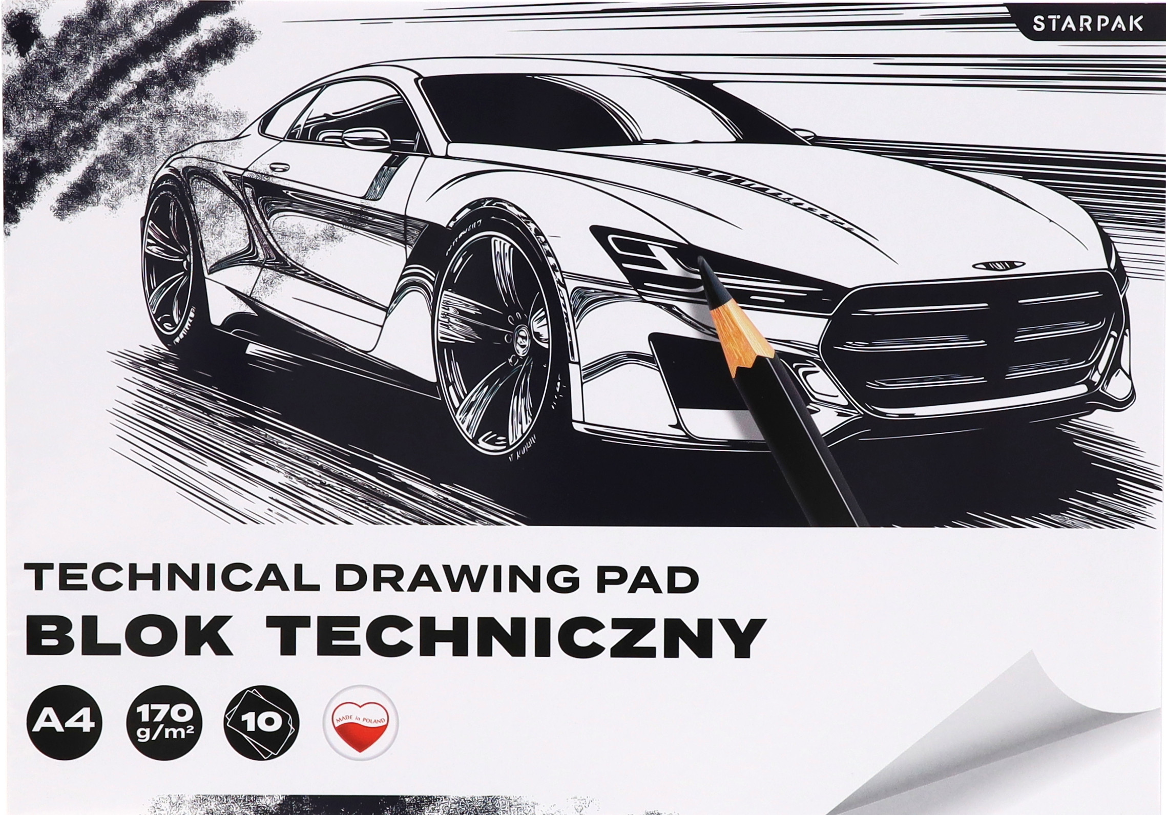block tech a4/10k bianco auto starpak f'10