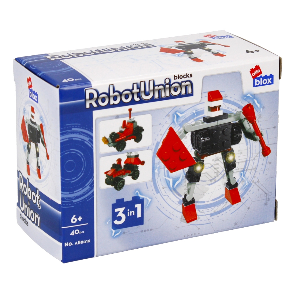 Blocchi da costruzione robot Alleblox, 40 pezzi, 1