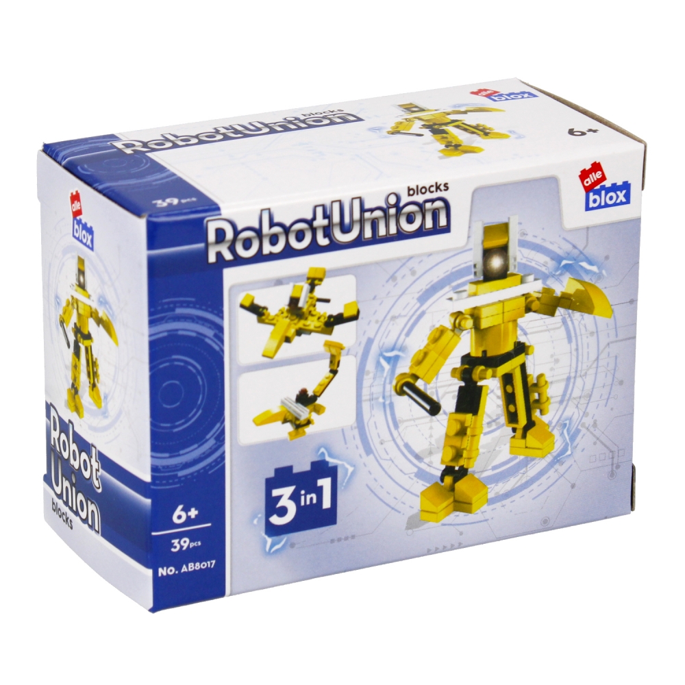 Blocchi da costruzione robot Alleblox, 39 pezzi, 1