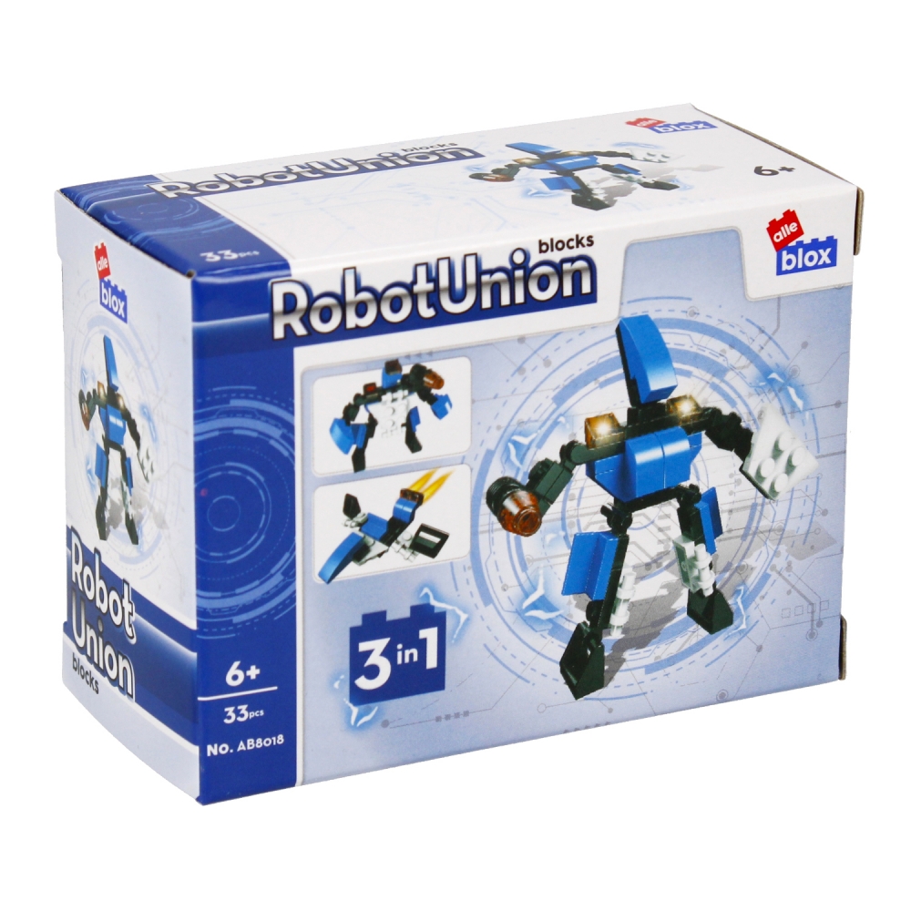 Blocchi di costruzione robot Alleblox 33 pezzi 10x