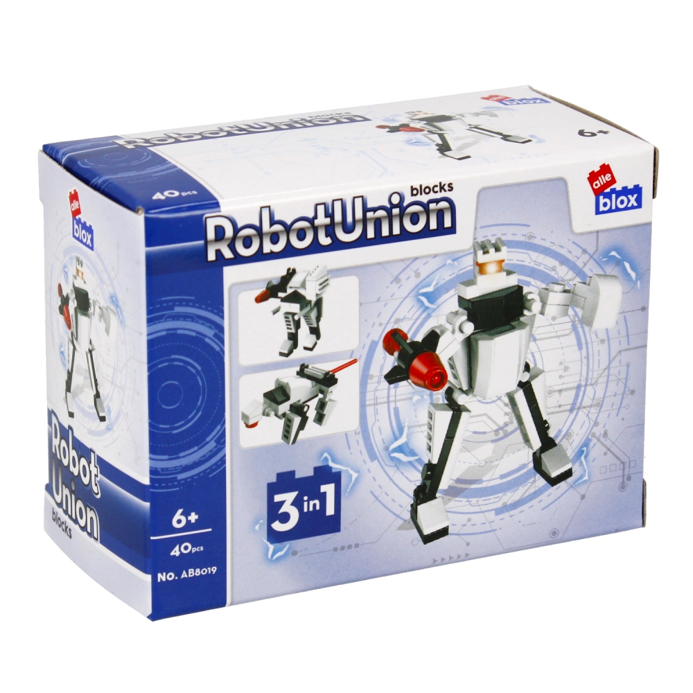 Blocchi di costruzione robot Alleblox 40 pezzi 10x