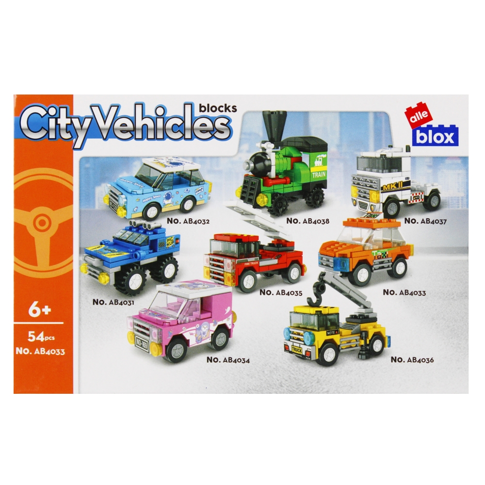 Blocchi da costruzione Alleblox City 54 pezzi 19x7