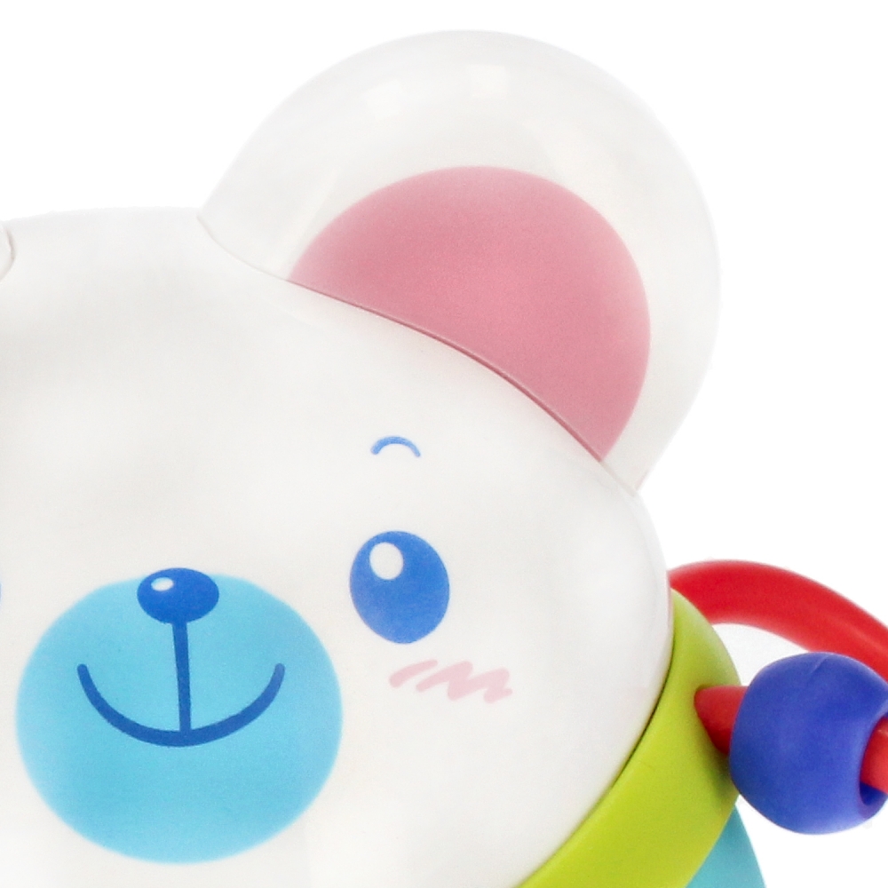 bam bam palla di gomma con orso sonaglio 0 /