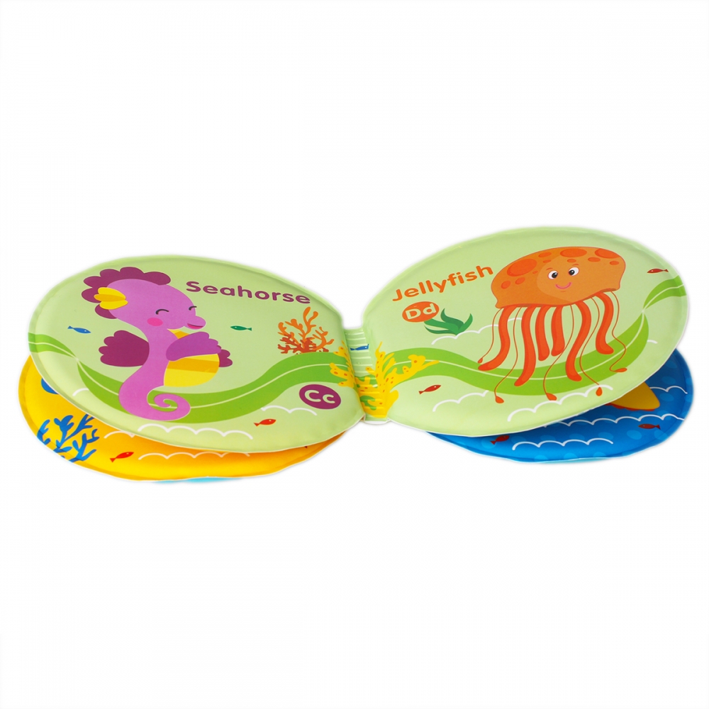libro da bagno bam bam animali marini
