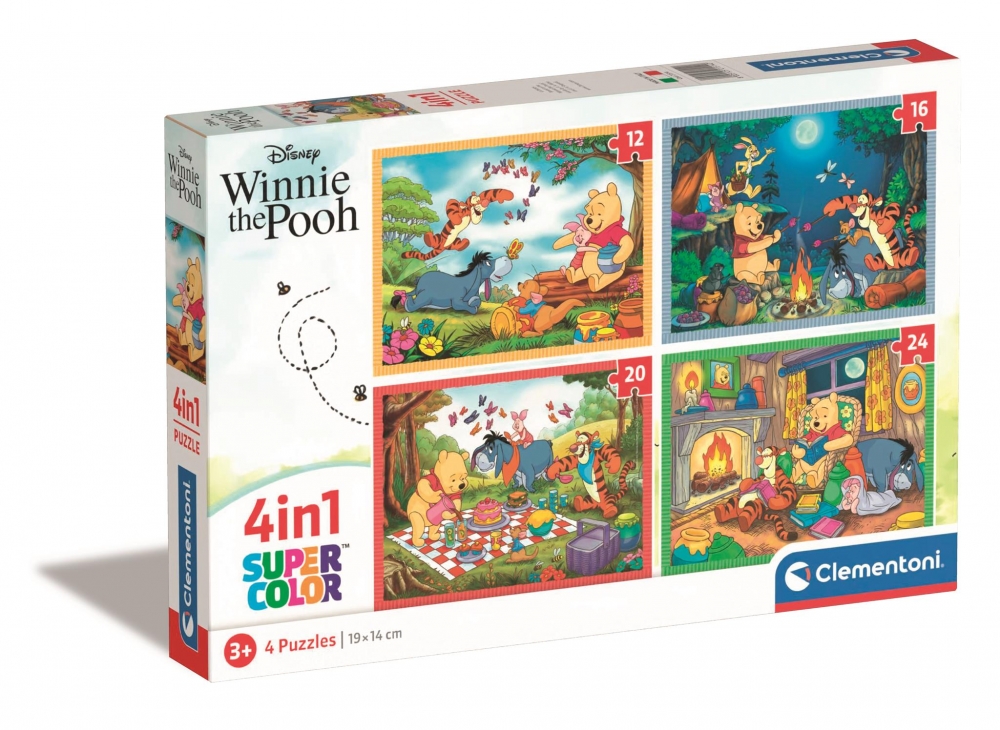 8005125215140 Пазл 4w1 Винни Пух КЛЕМЕНТОНИ 24514 CLEMENTONI 3490₽