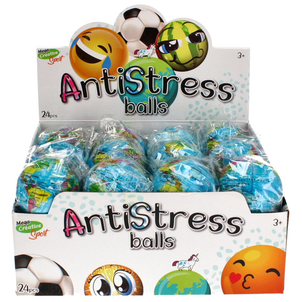 palla antistress 7cm mc sport globo