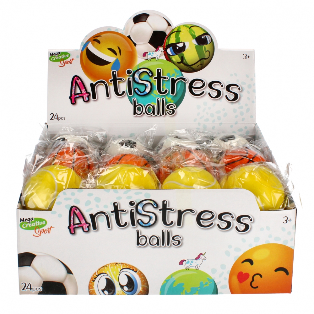 palla antistress 7cm mc sport mix3