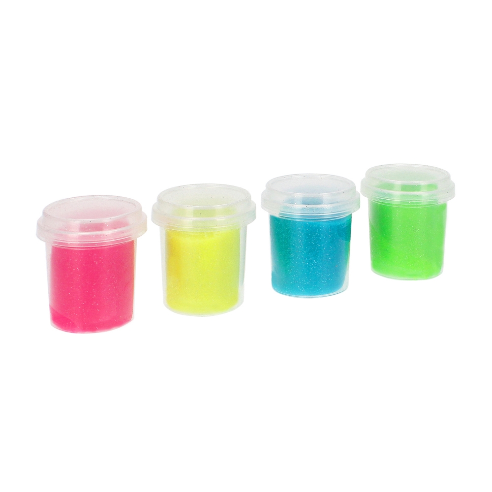 plastica glitter 4 colori tubo mc doh 22x7x6