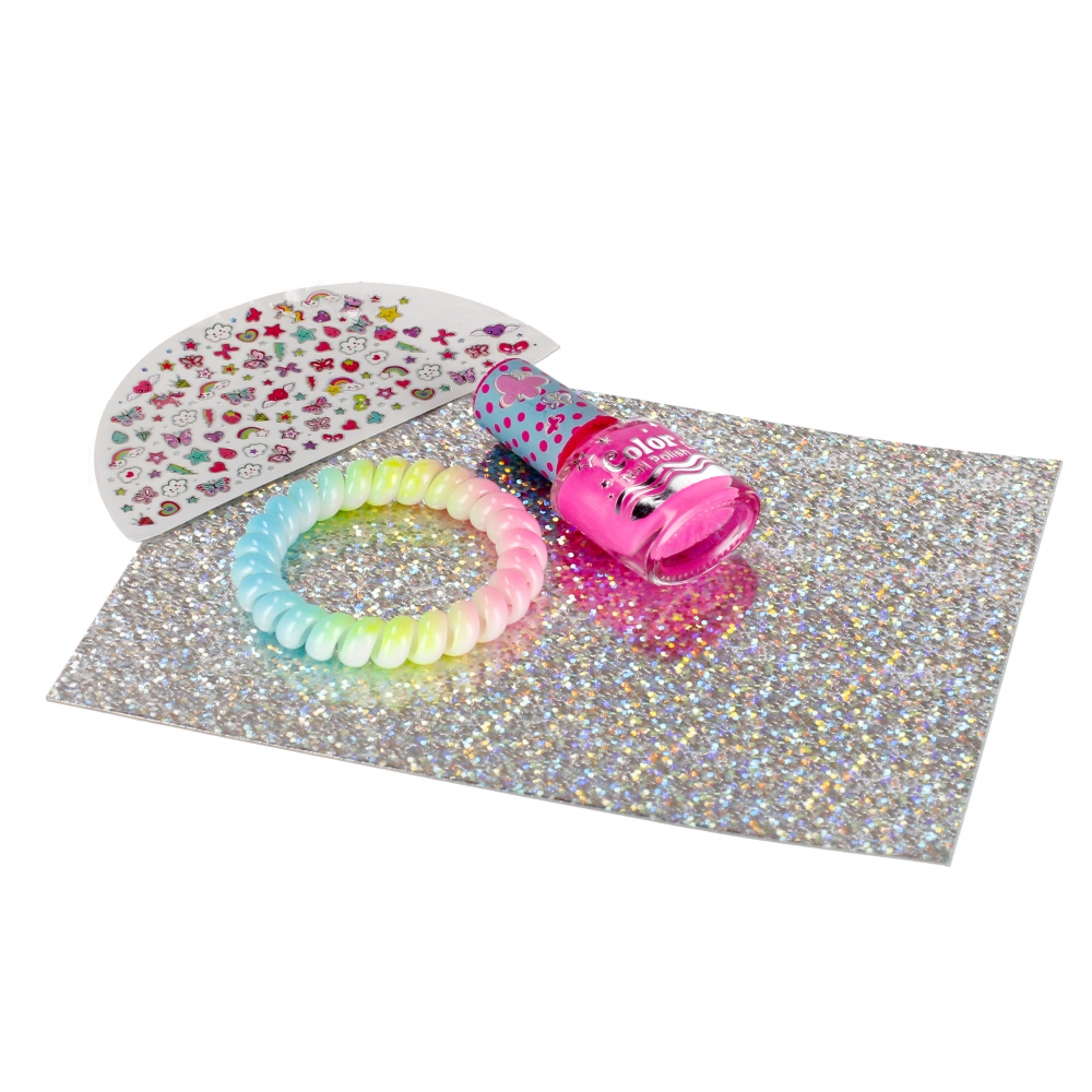 set trucco bellezza 7 scatola con finestra 12x17x3