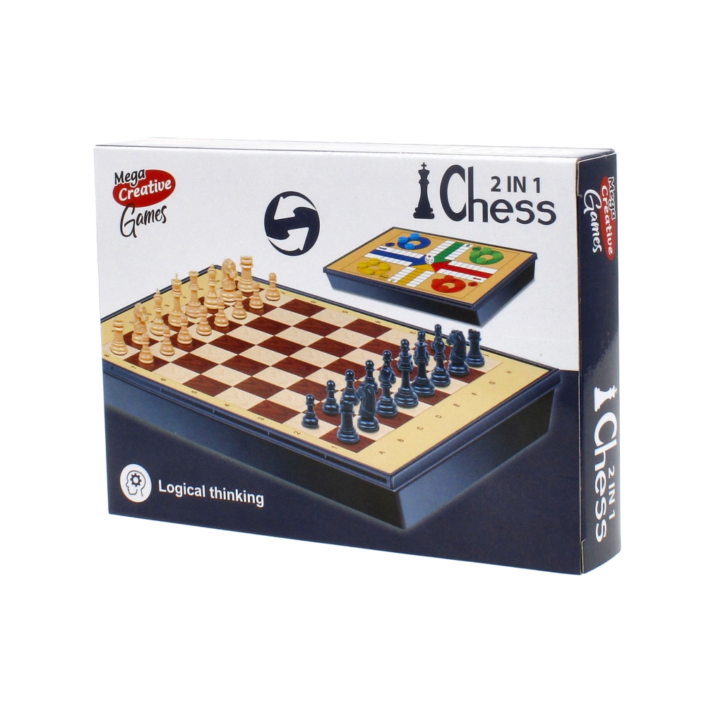 gioco degli scacchi 2in1 scatola 17x12x3 mesi