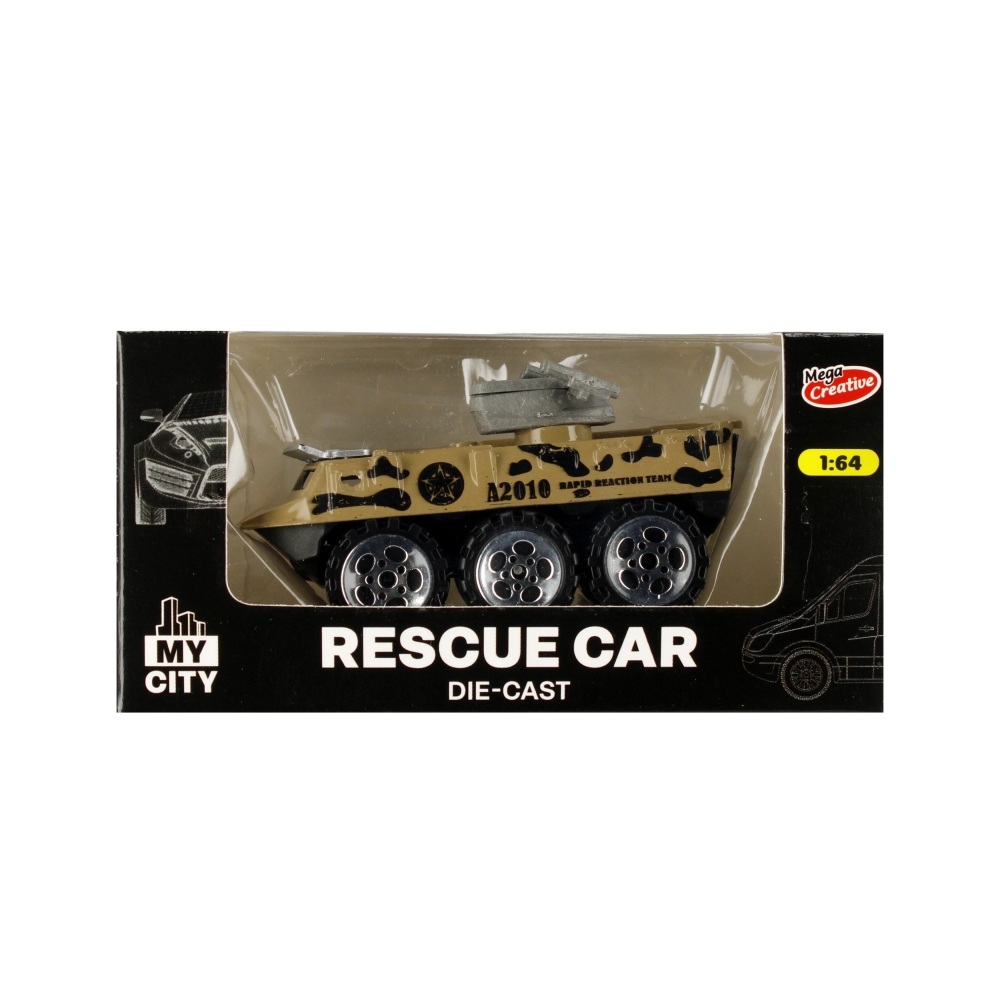 auto di soccorso in metallo 11x5x4 my city mcn