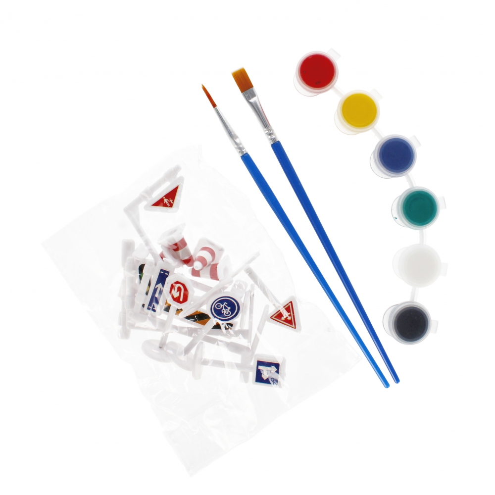 set creativo per verniciatura auto + segnaletica 1