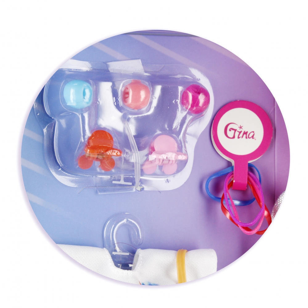 bambola 29cm + accessori 21x33x7 mc scatola con fi