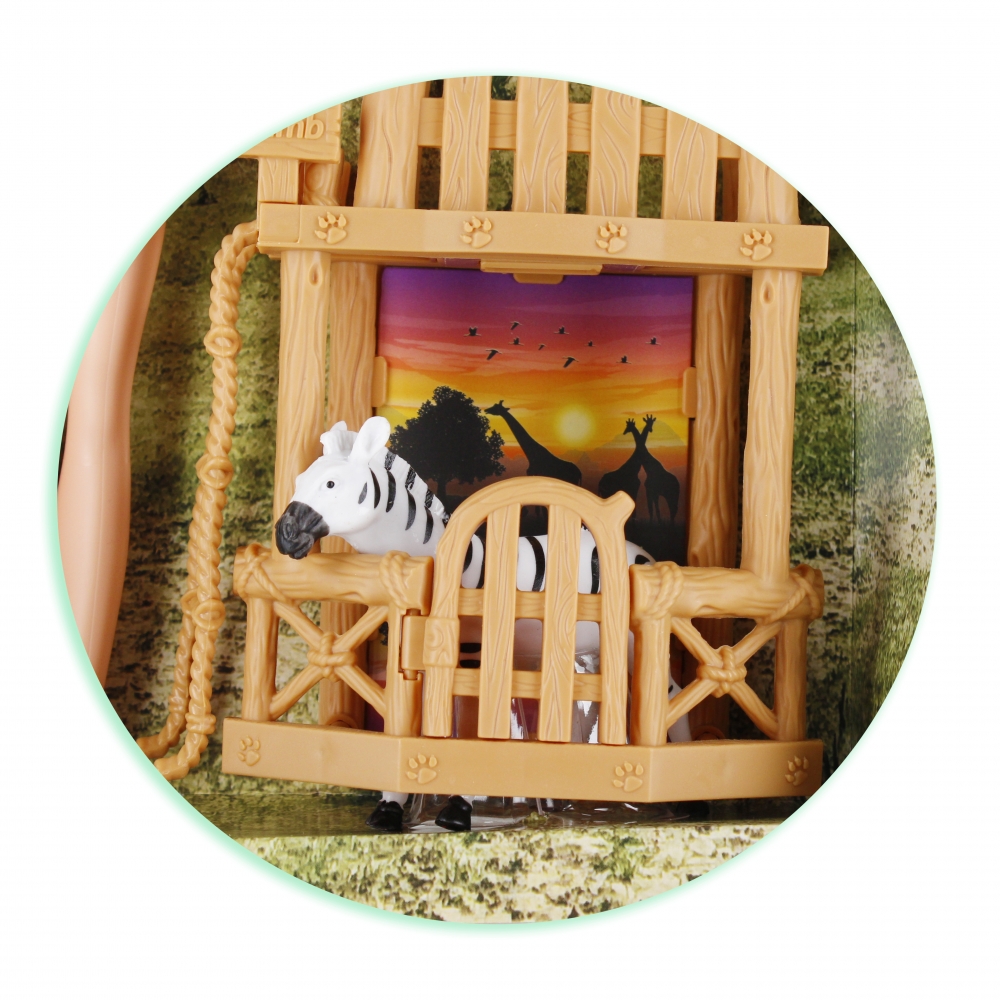 bambola 29cm + accessori guardiano zoo 20x32x6 mc