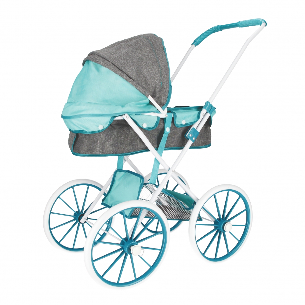 passeggino bambola profondo met 38x75x12 grigio mc