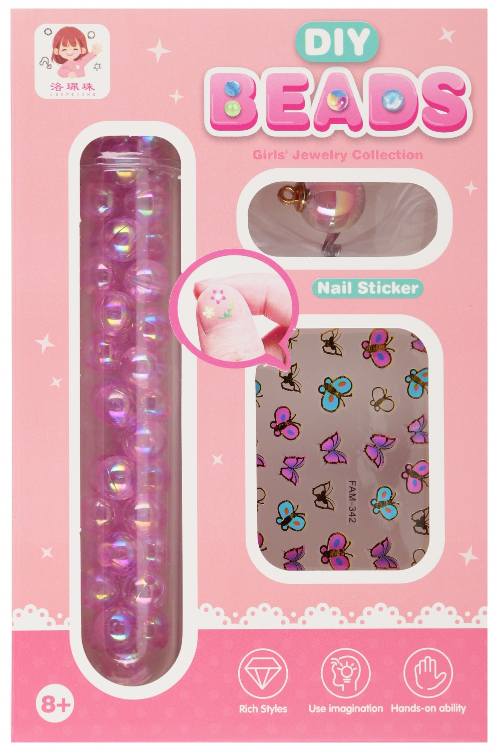corallo per infilare 11x17x4 mix mc per Espositore