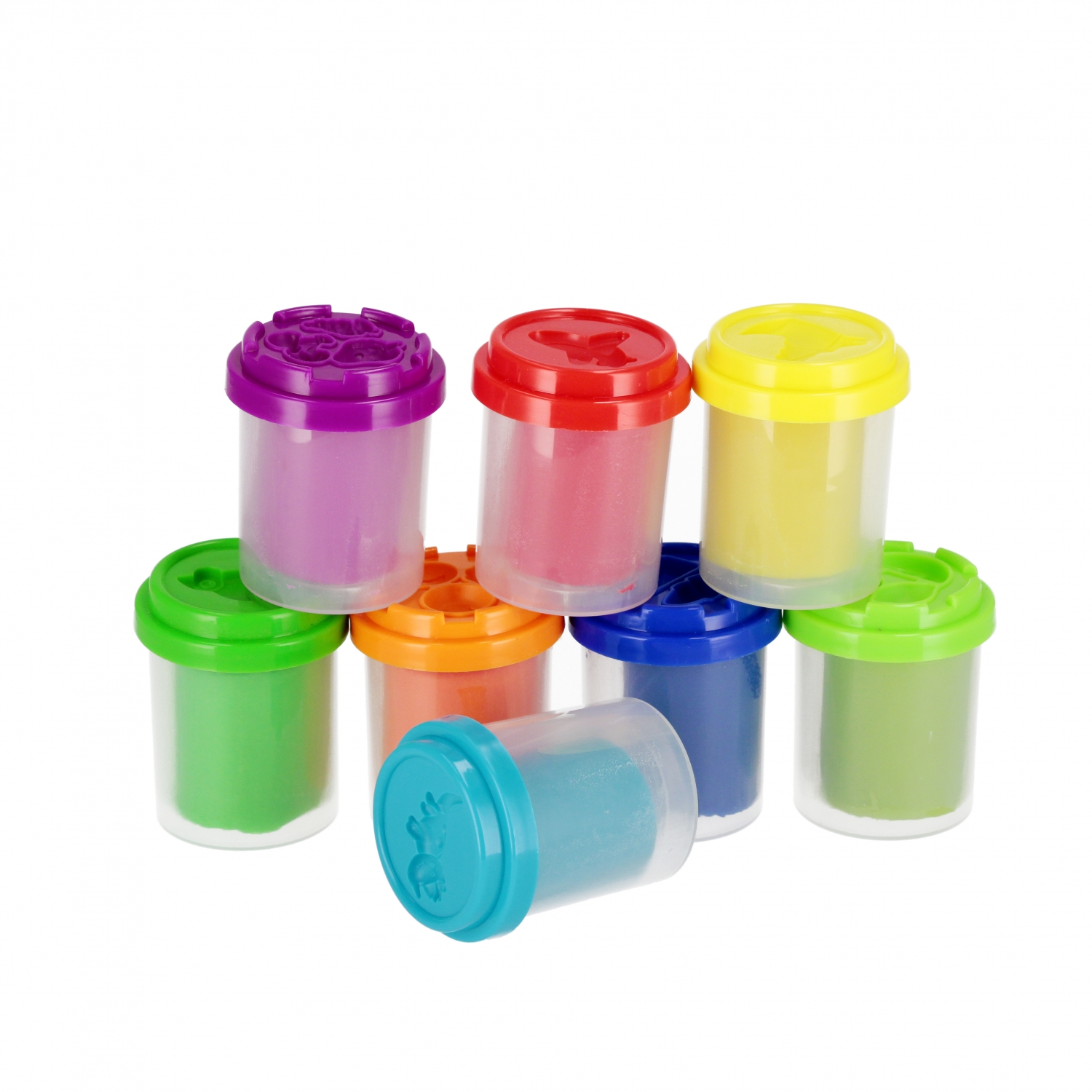 massa di plastica 8 colori 56g 23x7x11 doh tubo mc