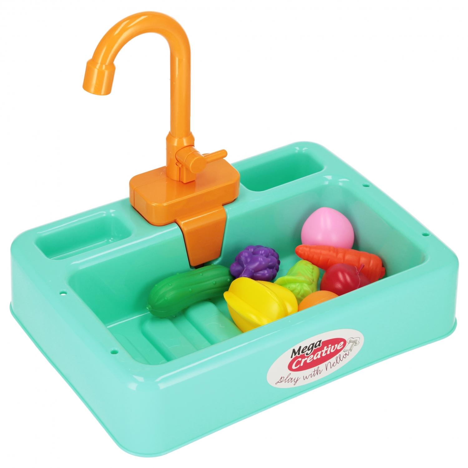 set lavello cucina + accessori 35x25x10 nell