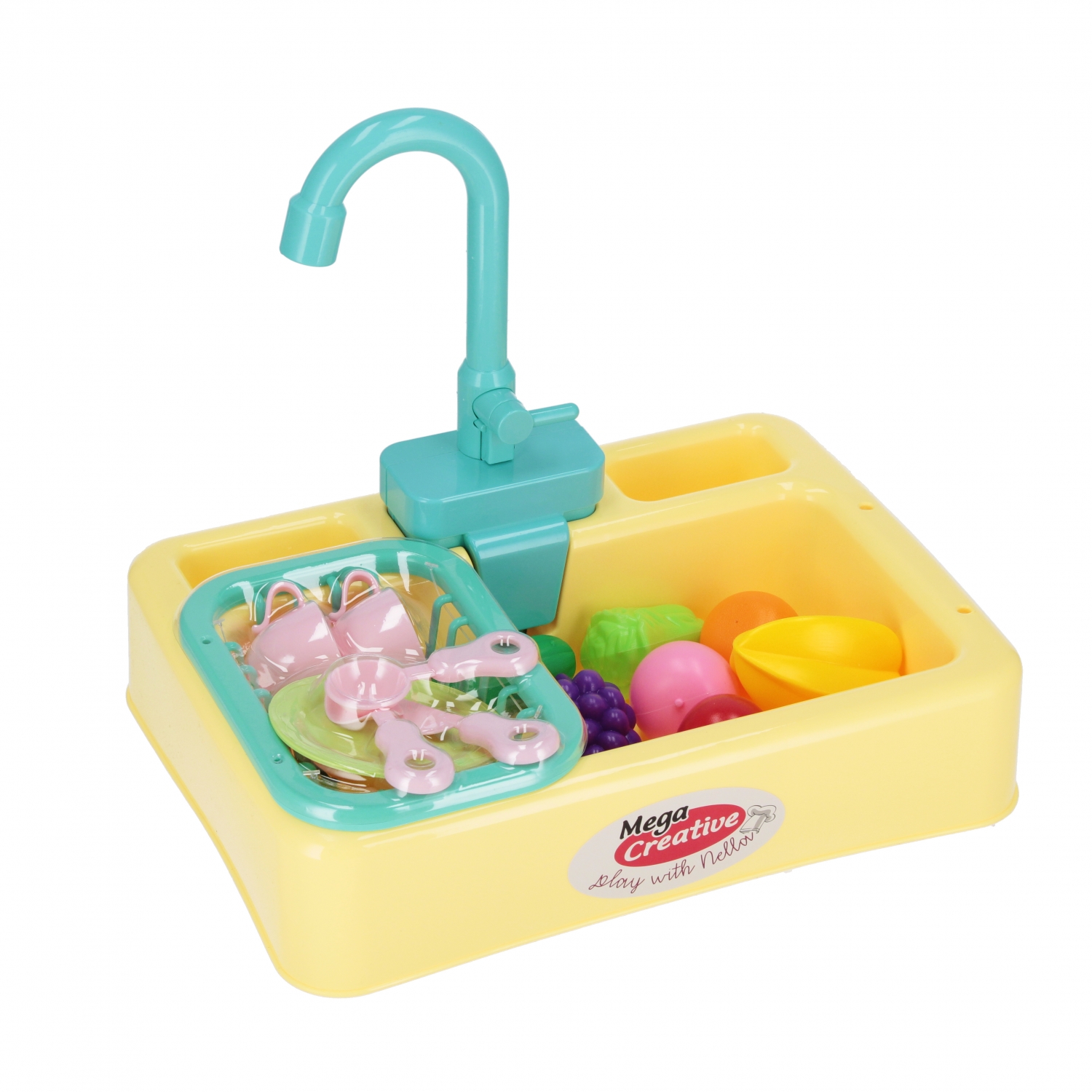 set lavello cucina + accessori 35x25x10 nell