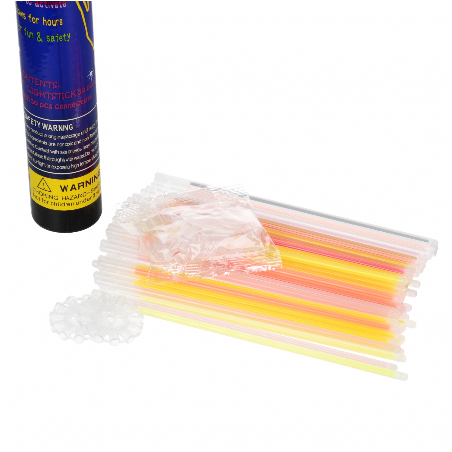 Bracciale fluorescente pat 50 pezzi 29 cm tubo mc1