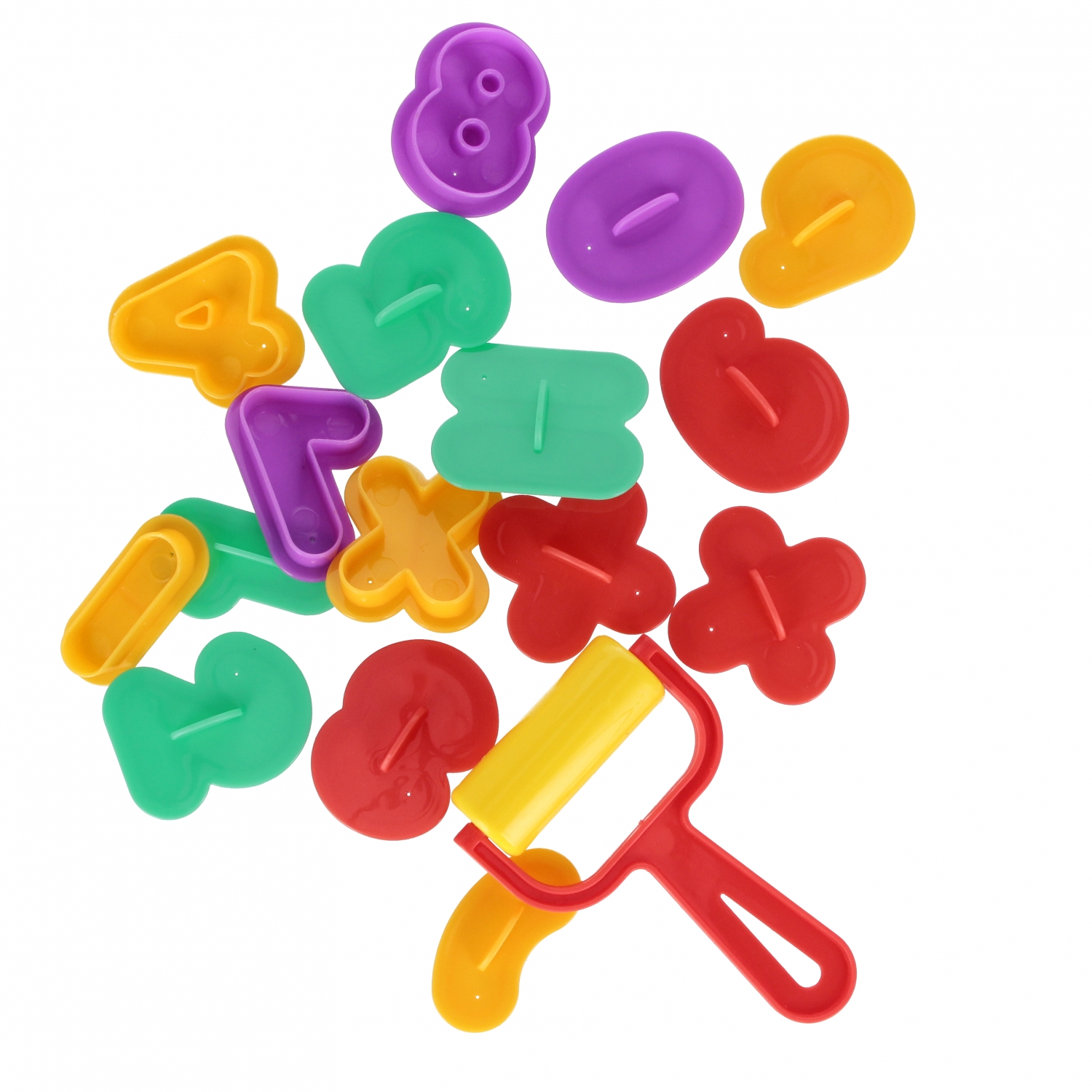 massa plastica + accessori numeri 17x21 mc sacchet