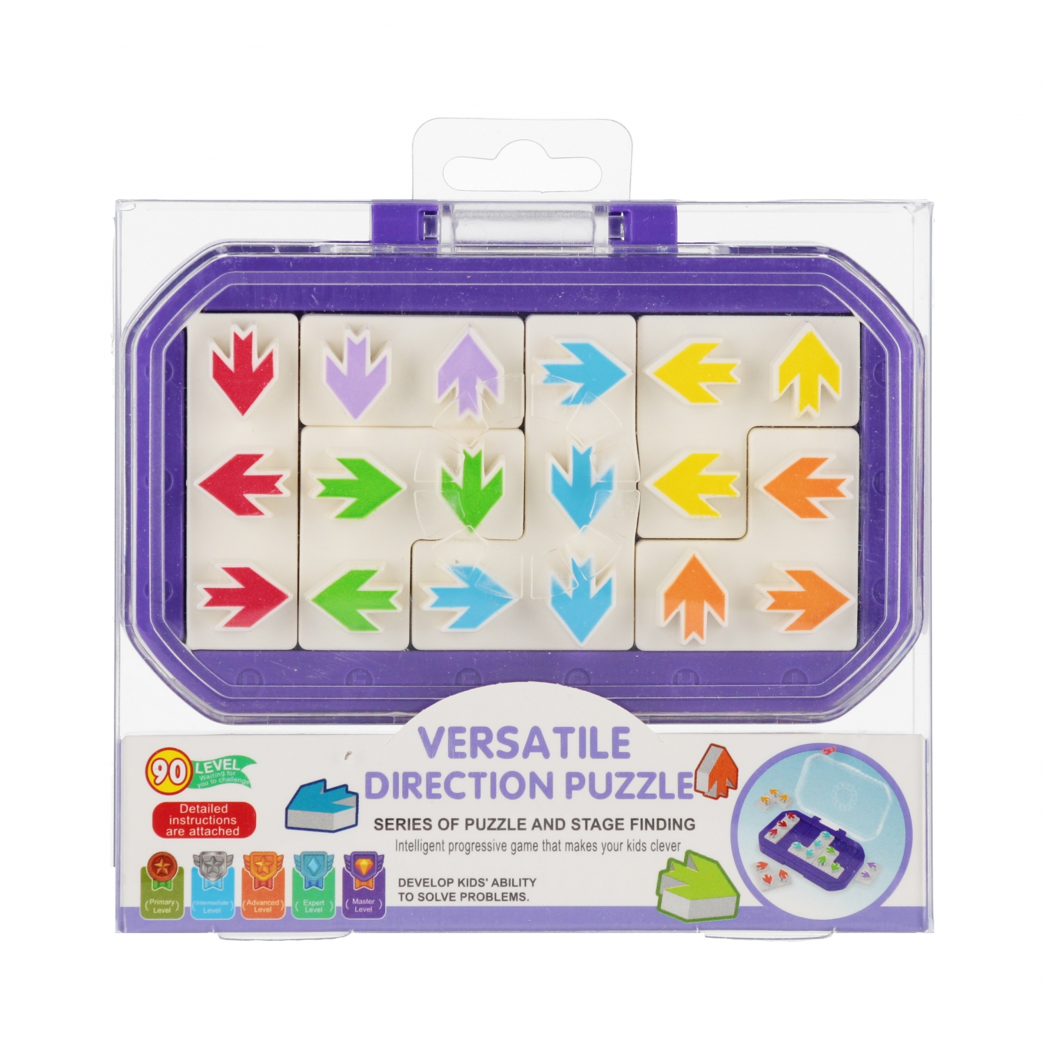 gioco di puzzle freccia 12x11x3 mc su Espositore