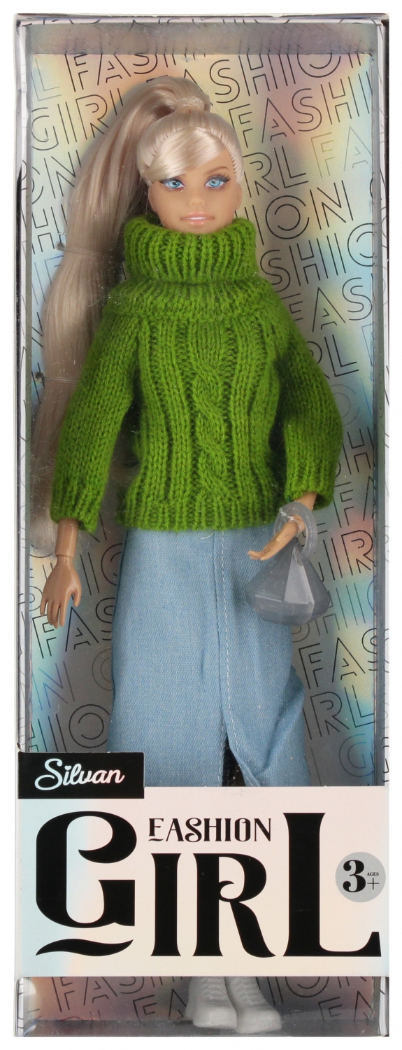 bambola 29cm + accessori 12x33x6 mix4 mc scatola f