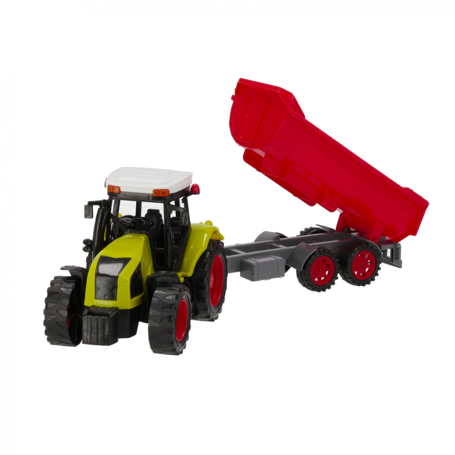 Trattore a retrocarica + accessori 40x13x11 mc pol