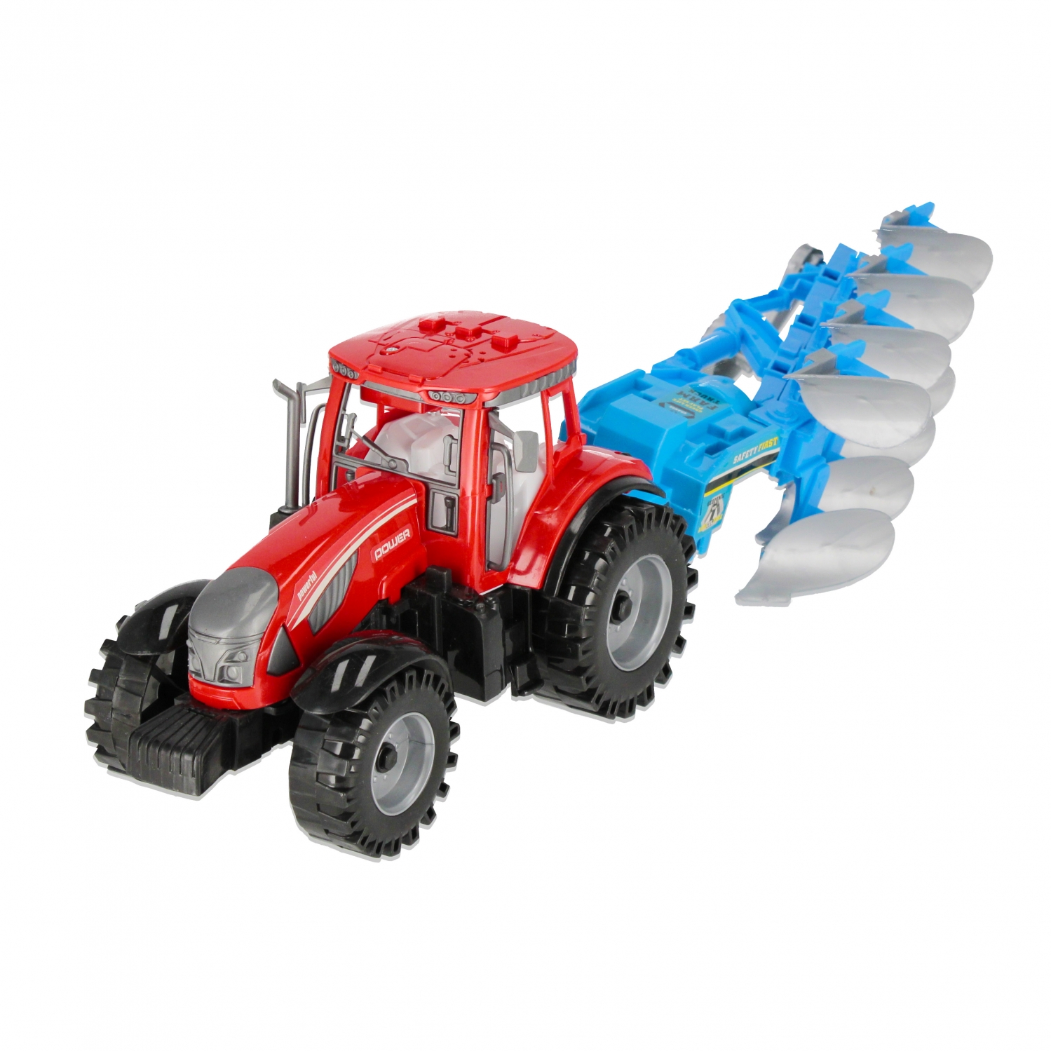 trattore suono pull back + accessori 48x16x13 mc w
