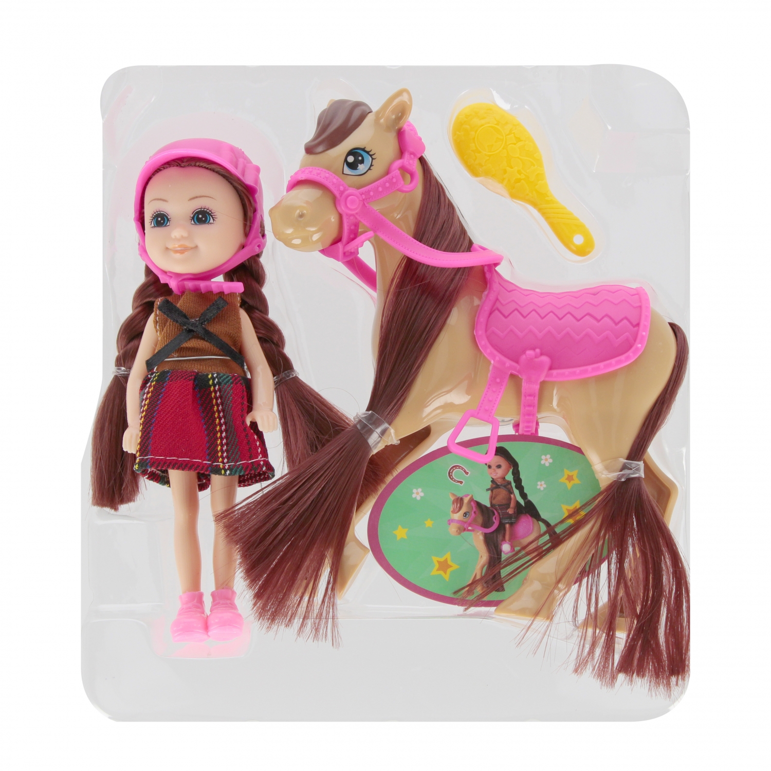 Bambola da 15 cm + accessori 18x20x6 mc scatola pe