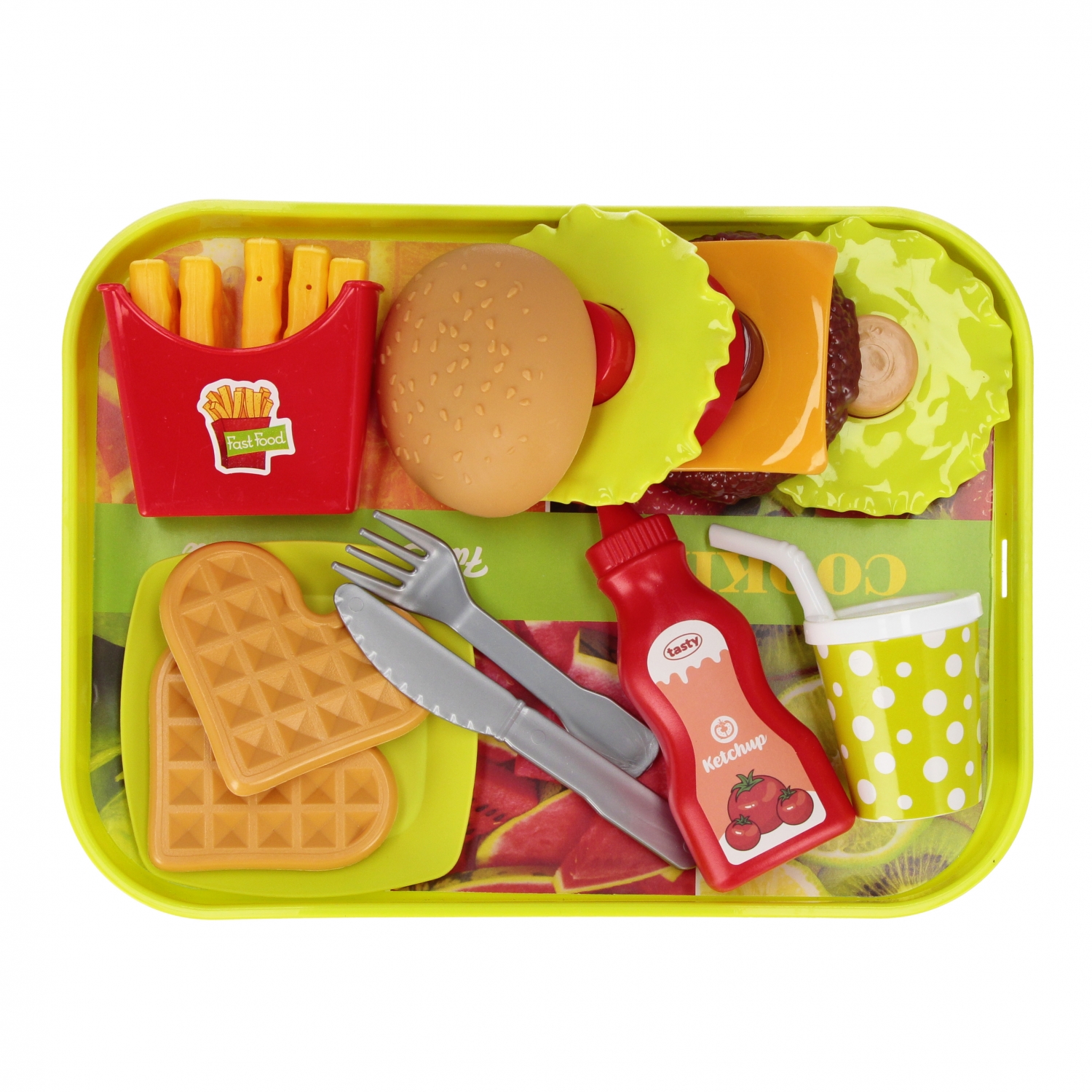 set cucina fast food + accessori 27x20x7 mc in
