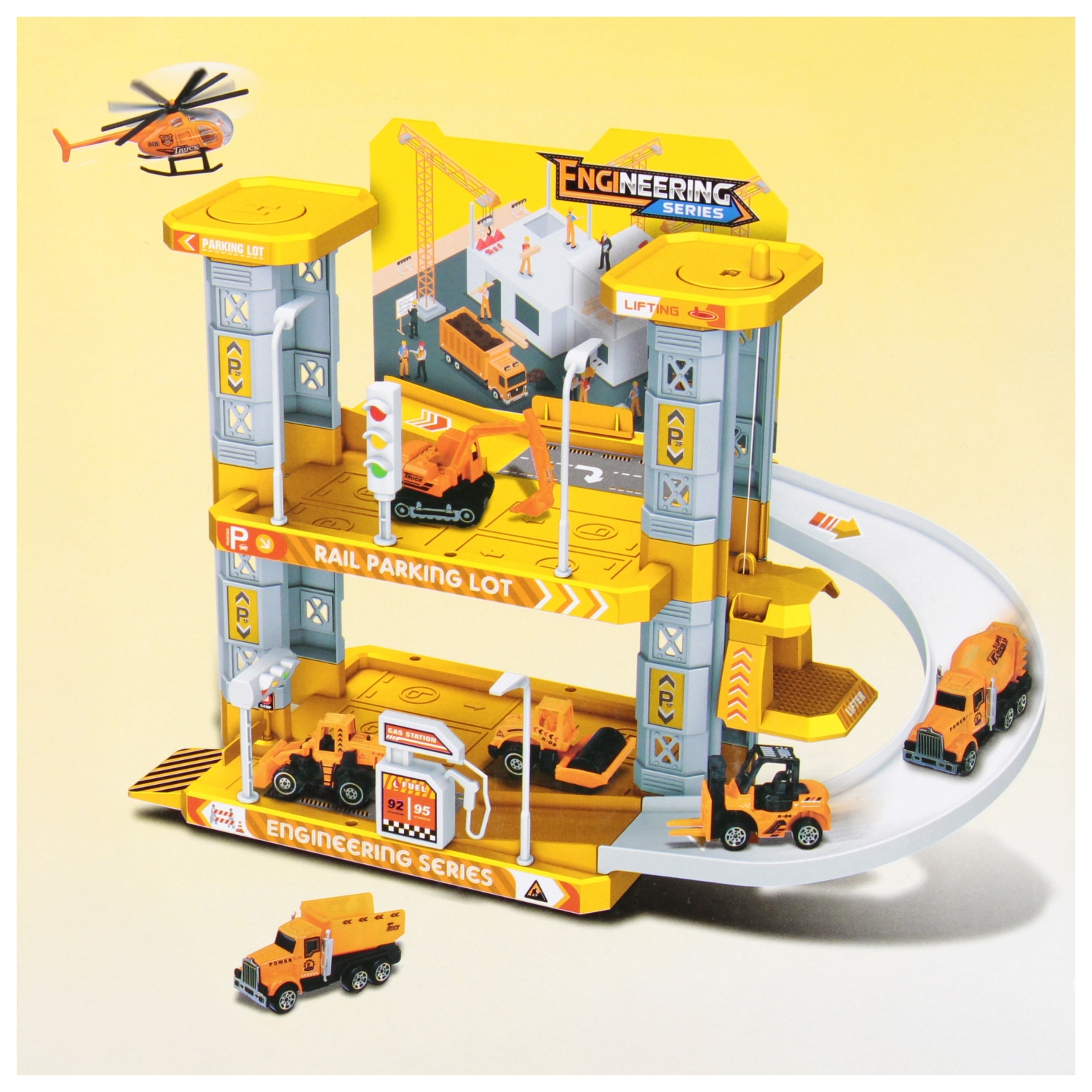 costruzione parcheggio + accessori met 34x26x6 mc