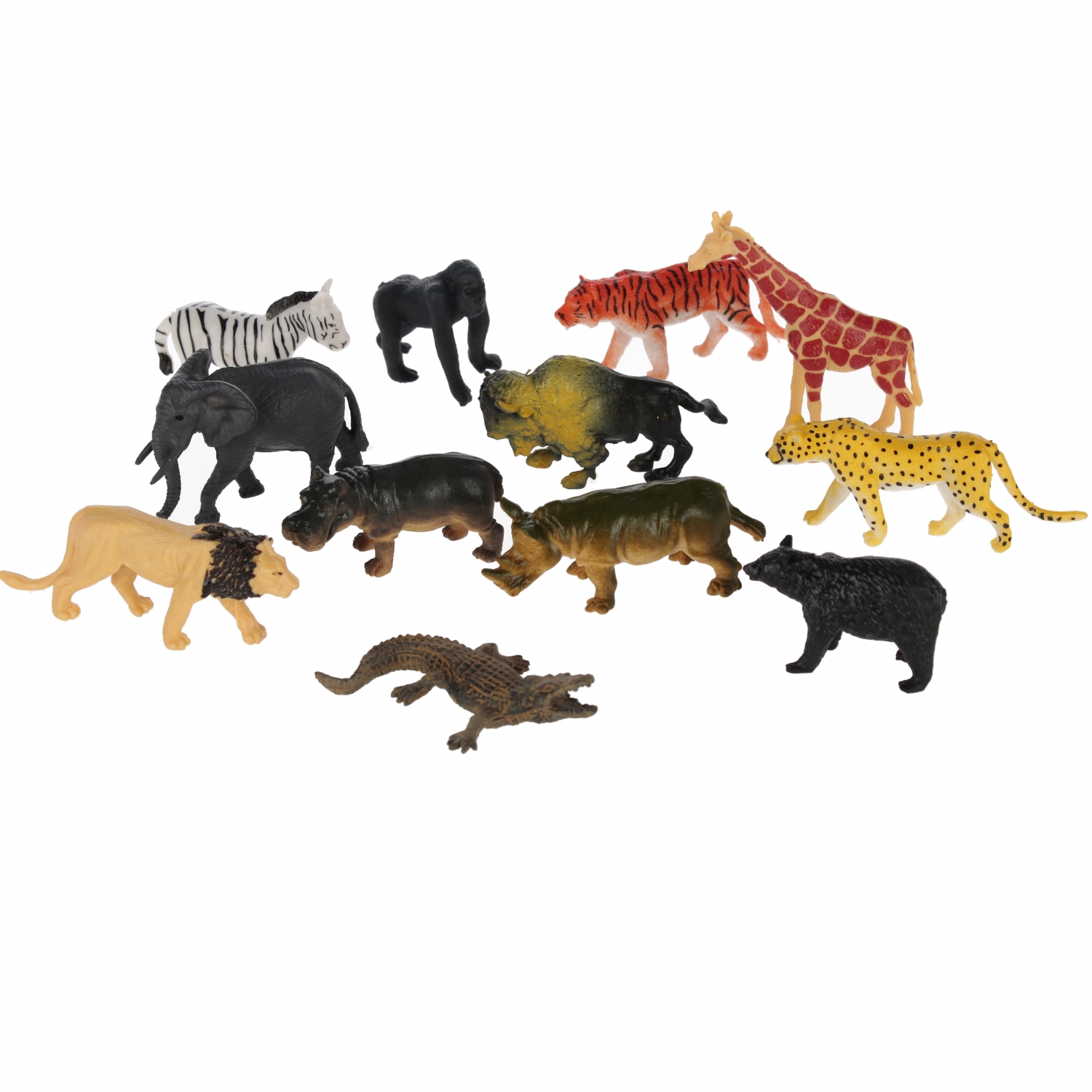 animali selvatici 12 pezzi 29x23x4 mix bw blister