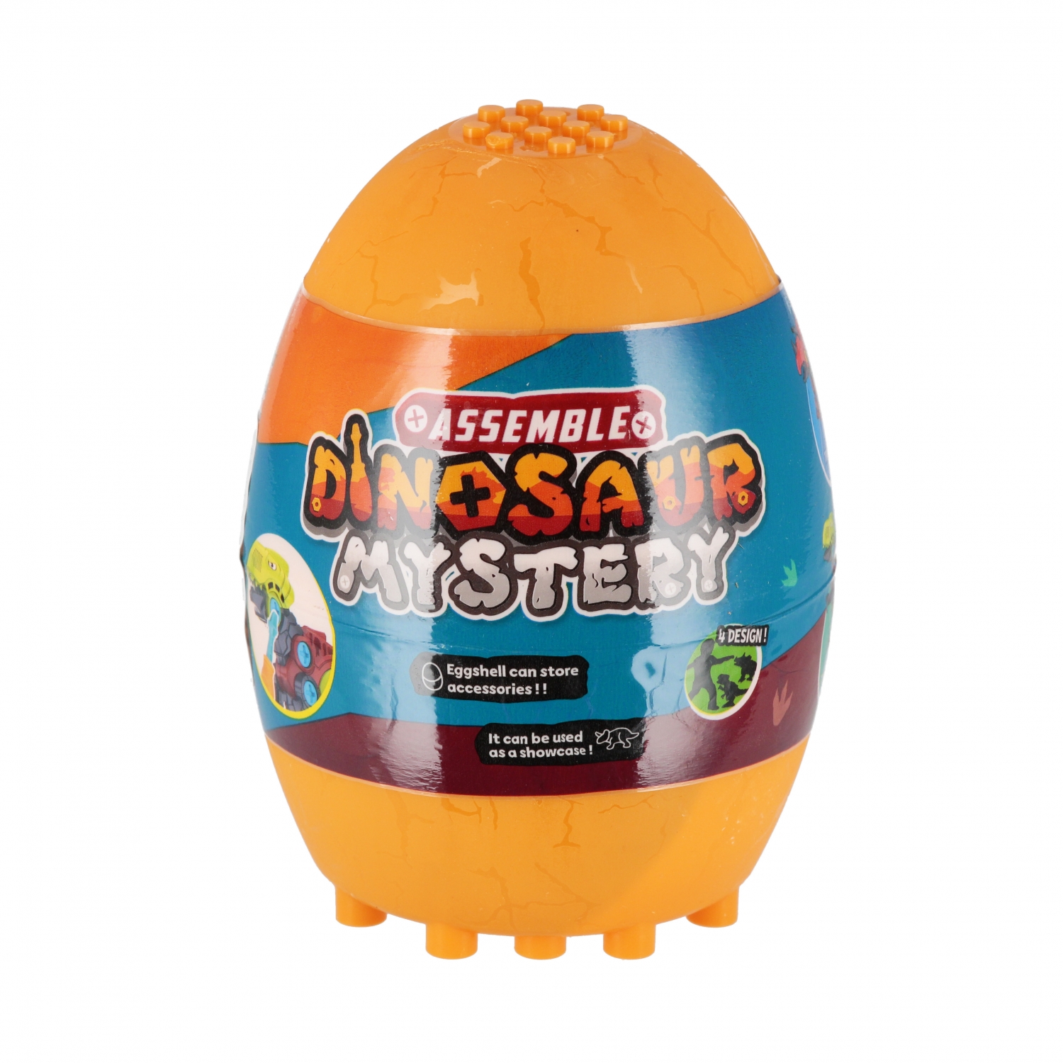dinosauro da torcere nell'uovo 15cm mix4 mc su