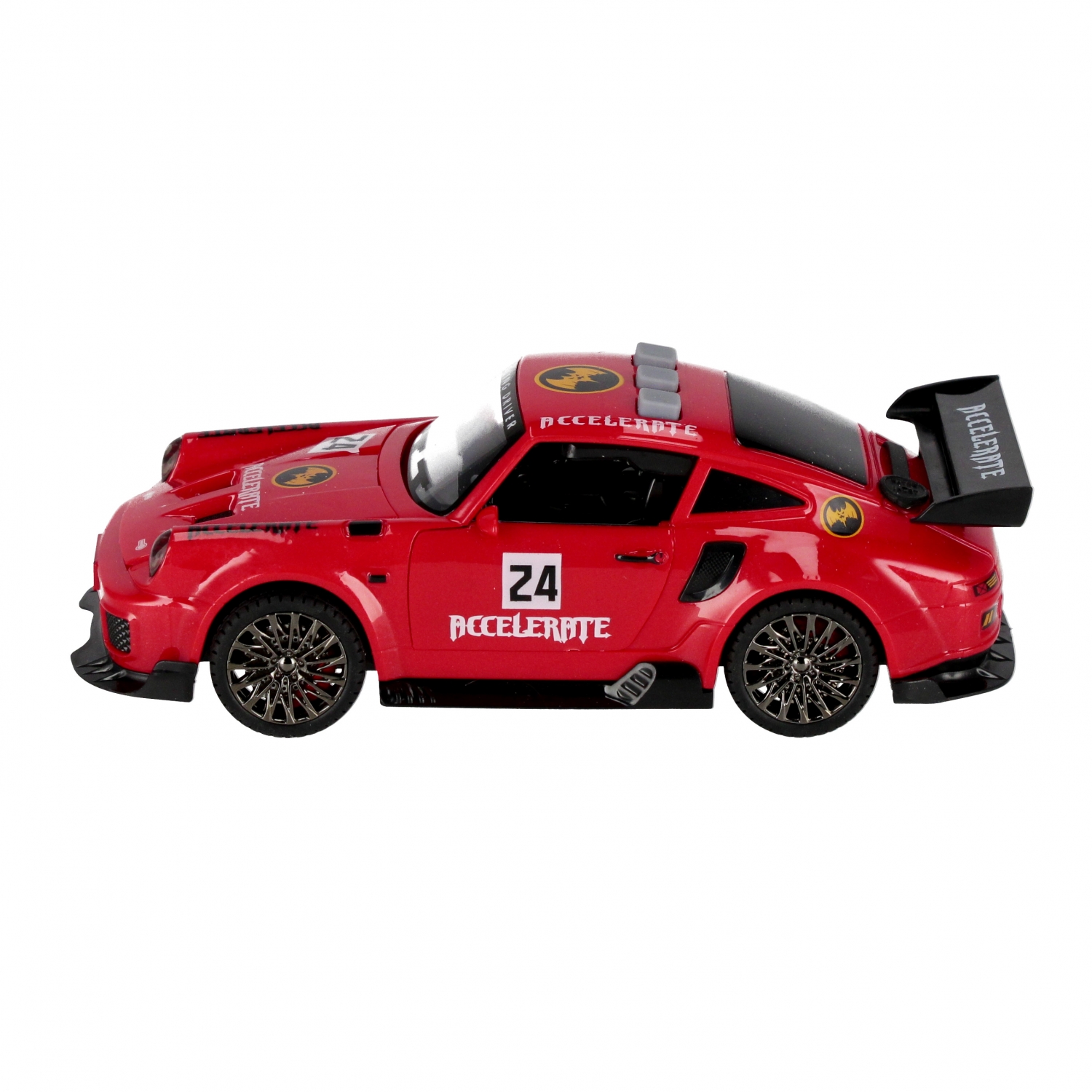 suono/luce di gara automobilistica, fumo in 19x9x1