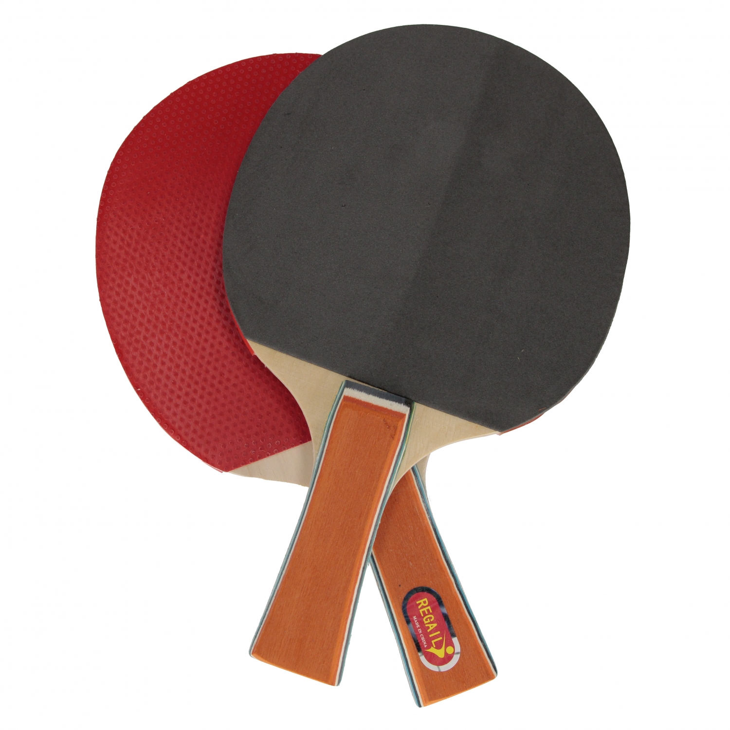 racchette da ping pong + 2 palline 18x28x2 mc cove