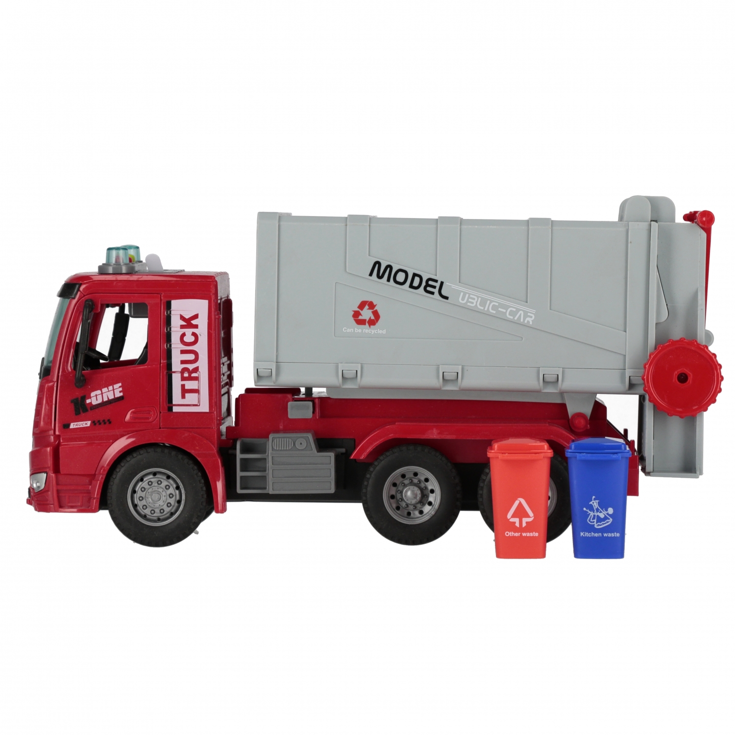 auto camion camion della spazzatura cassone 33x19x