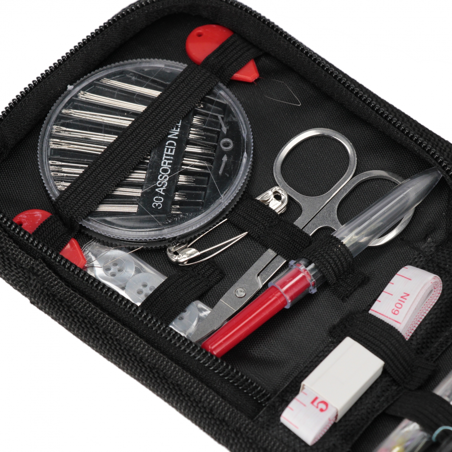 kit da cucito 73 pezzi 13x13x3 mc custodia 24/