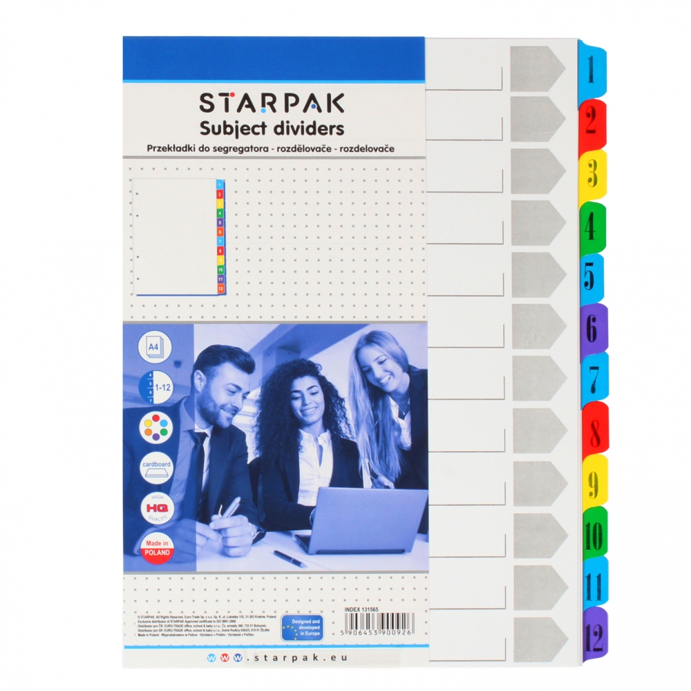 ND39_131565 I PRZEKLADKA A4 KART STARPAK OF 1-12