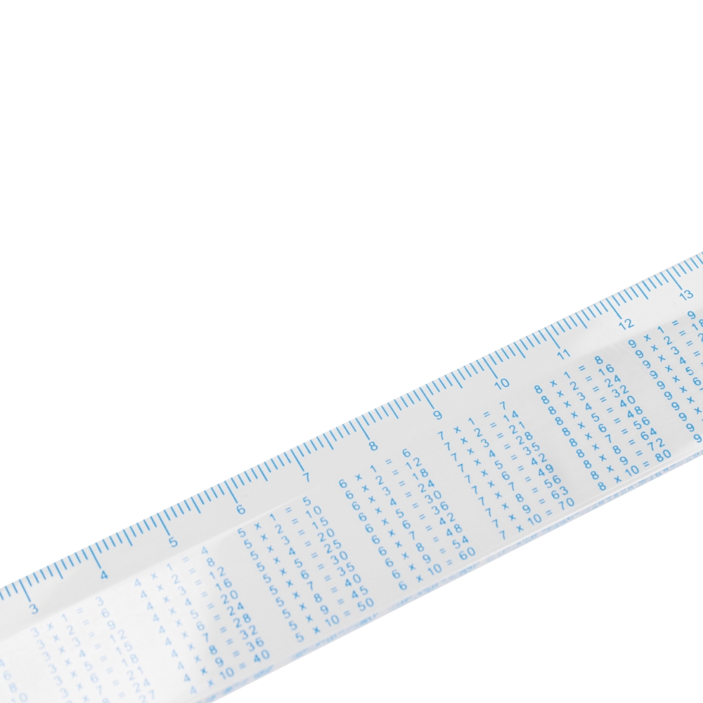 righello in plastica 15 cm tabl moltiplicare picco