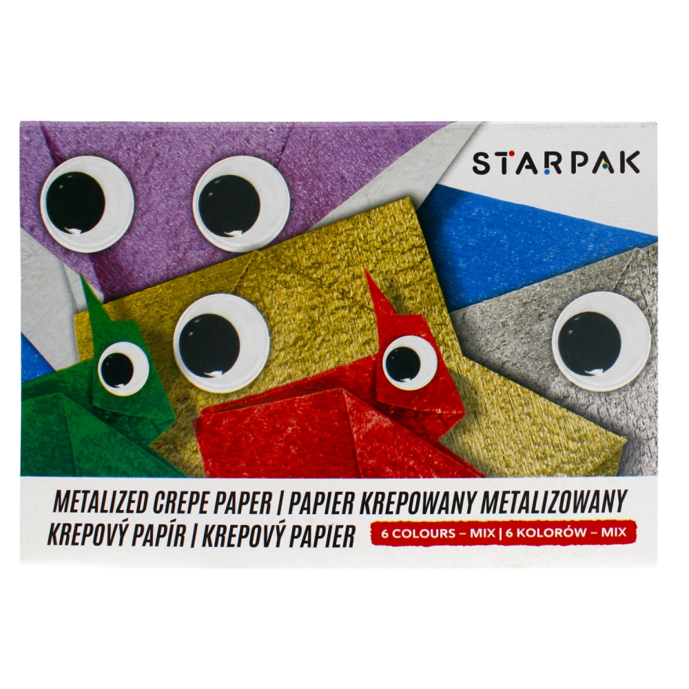 Cartella Starpak in metallo c5 6 colori carta cont