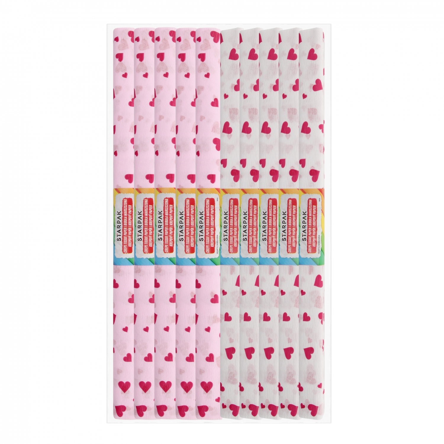 blush paper 50x200cm cuore mix 36 starpak fo